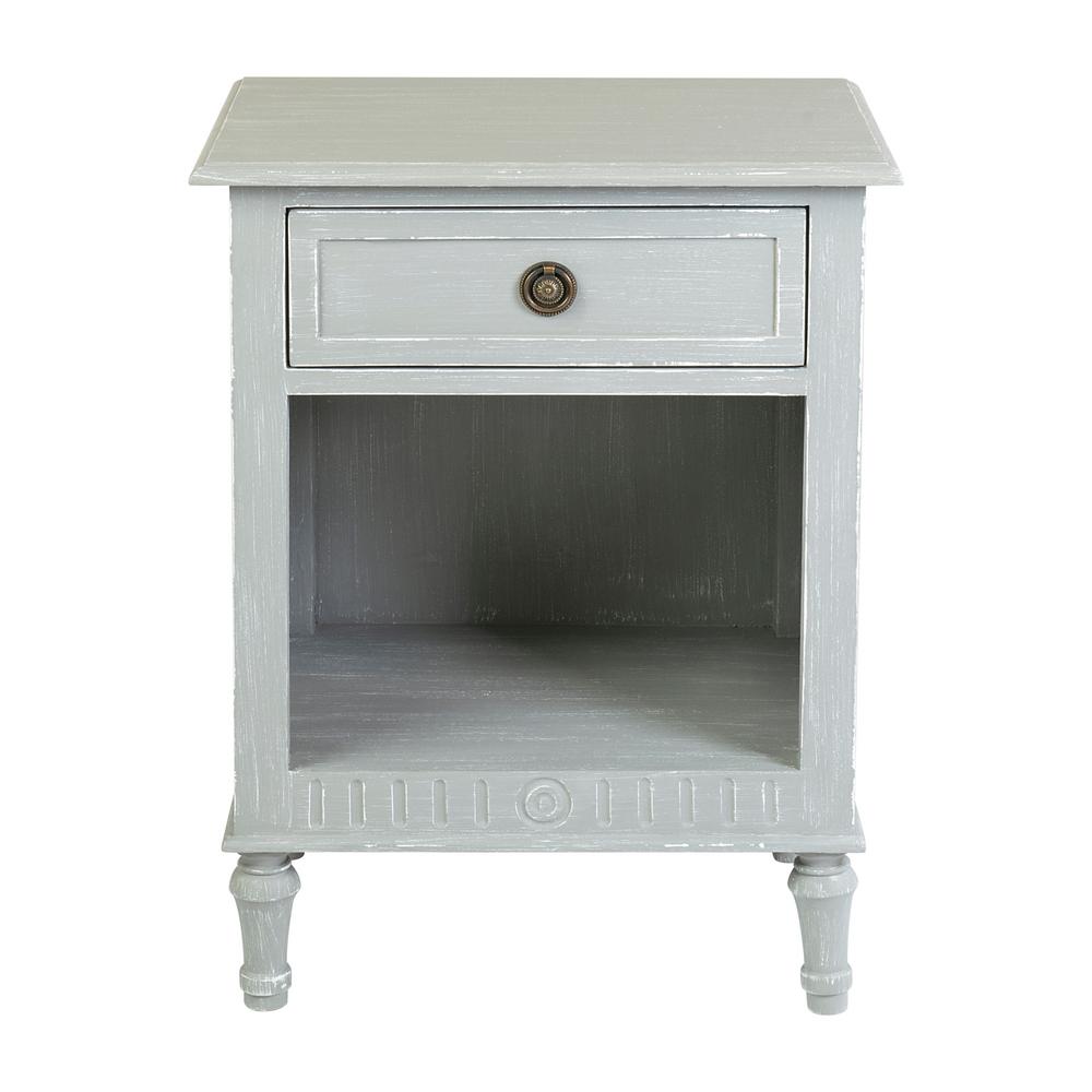 light grey bedside cabinet