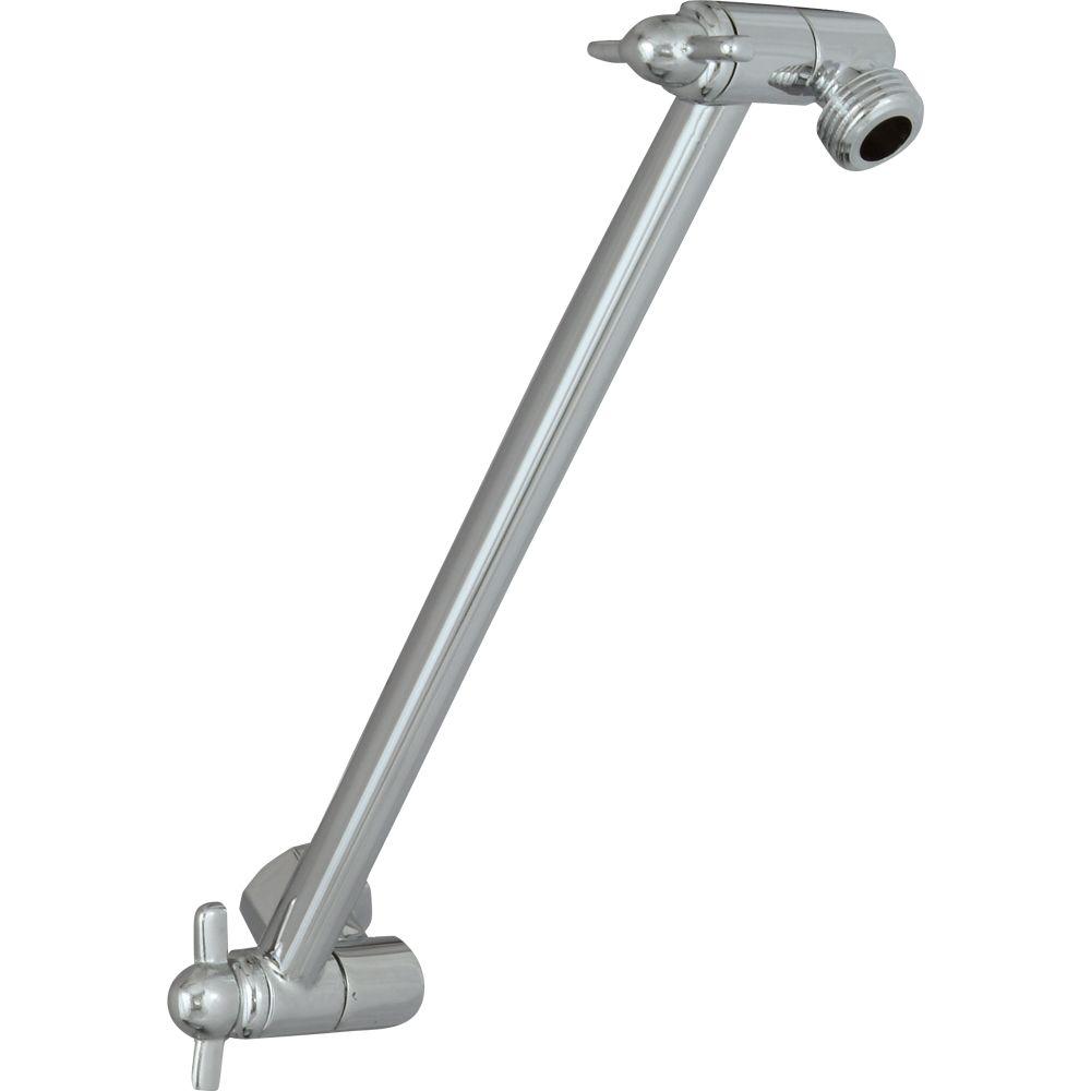 Delta 104/5 in. Adjustable Shower Arm in ChromeUA902PK The Home Depot