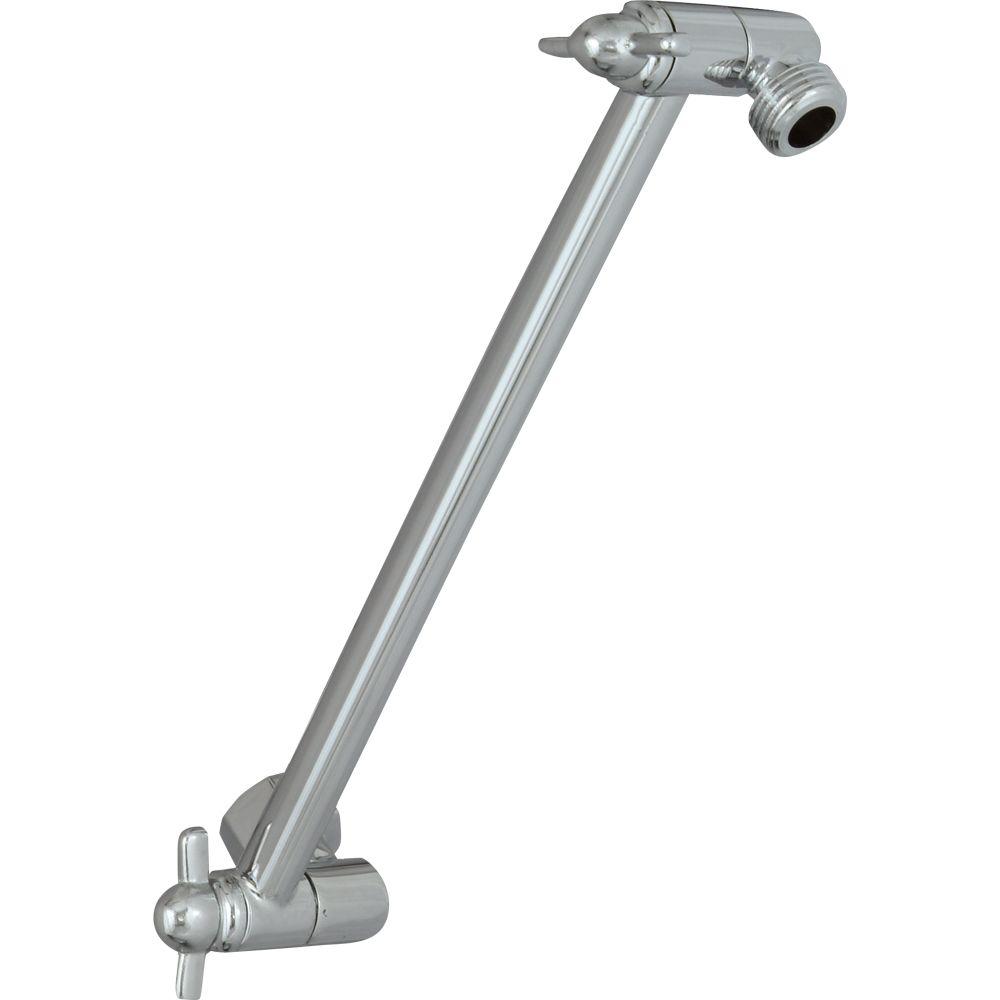 Delta 10 4 5 In Adjustable Shower Arm In Chrome Ua902 Pk The