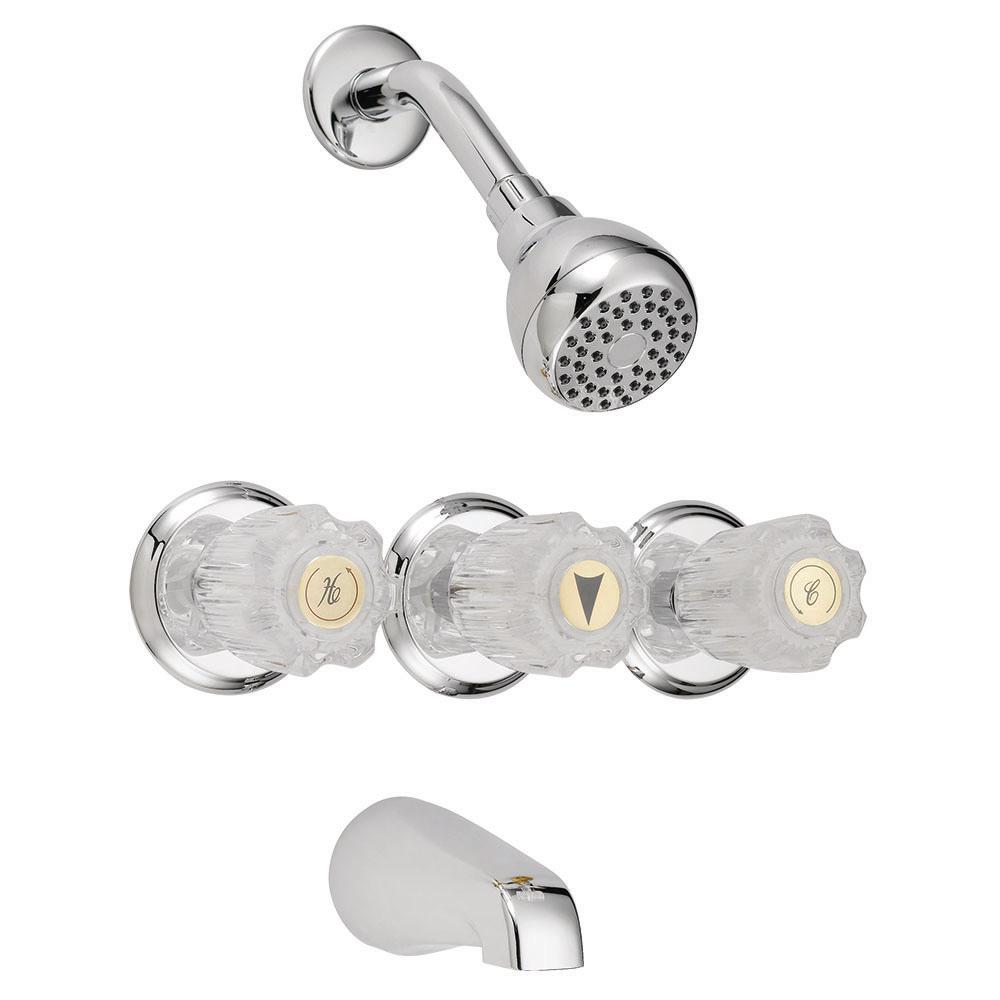 EZ-FLO 15143 Shower Set,Flat Circle,2.0 gpm