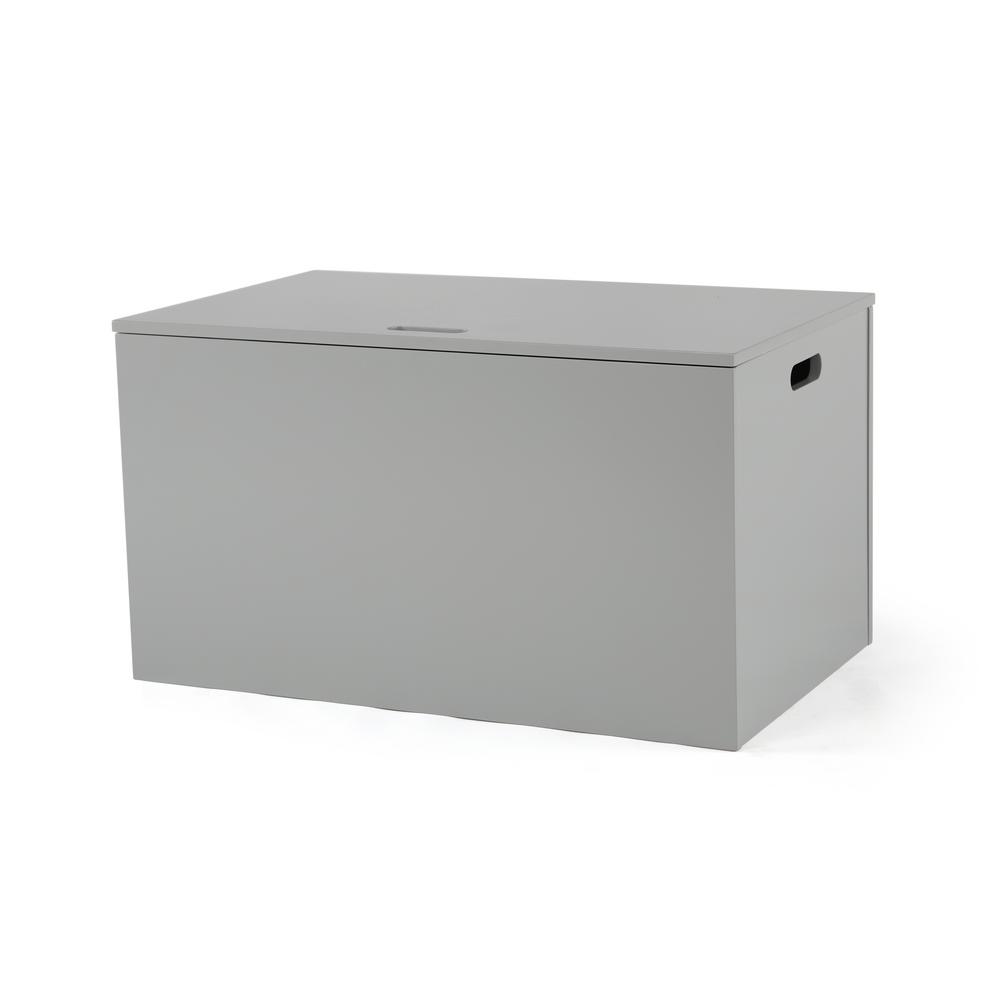 small grey toy box