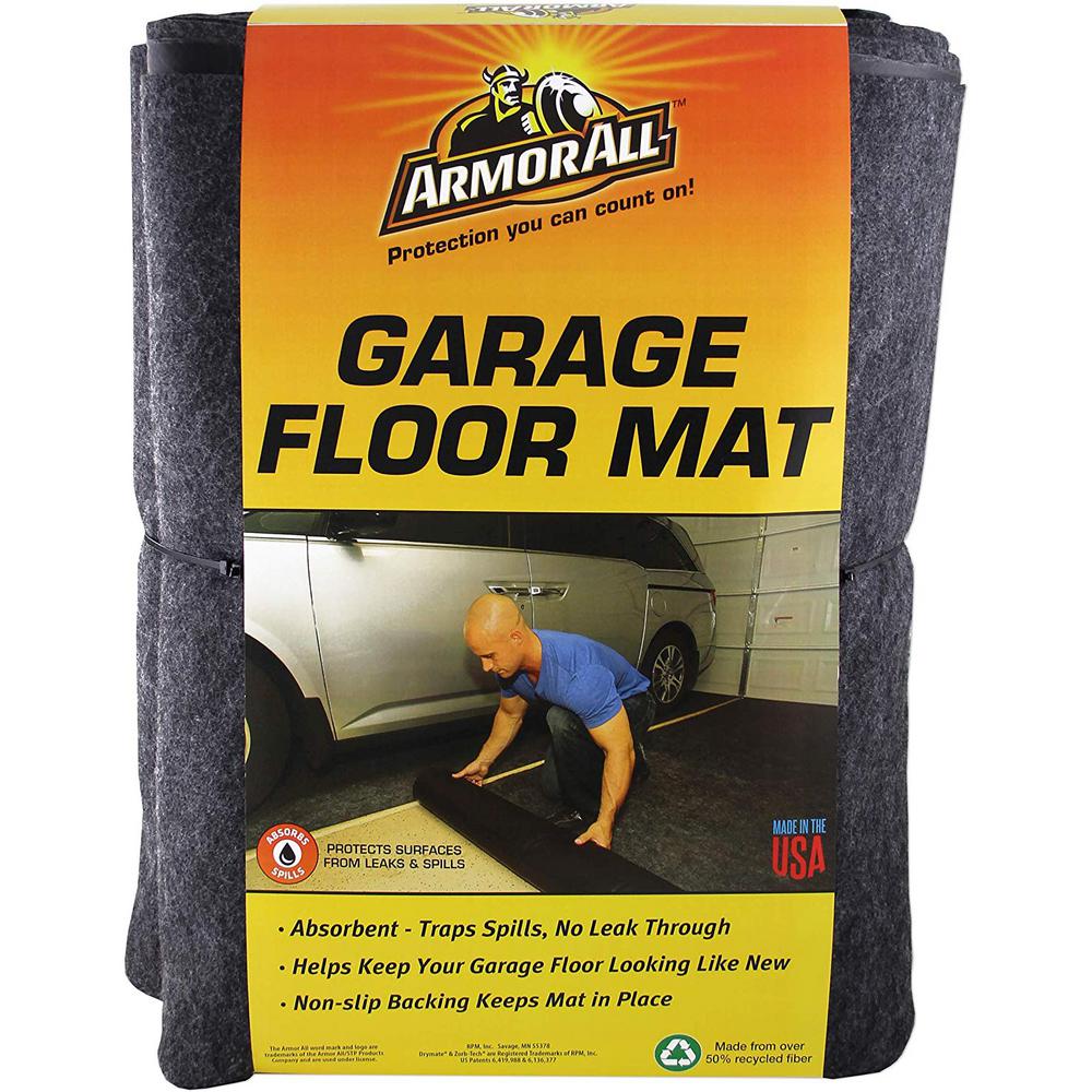 Armor All 22 Ft X 8 8 Ft Charcoal Gray Xl Garage Flooring