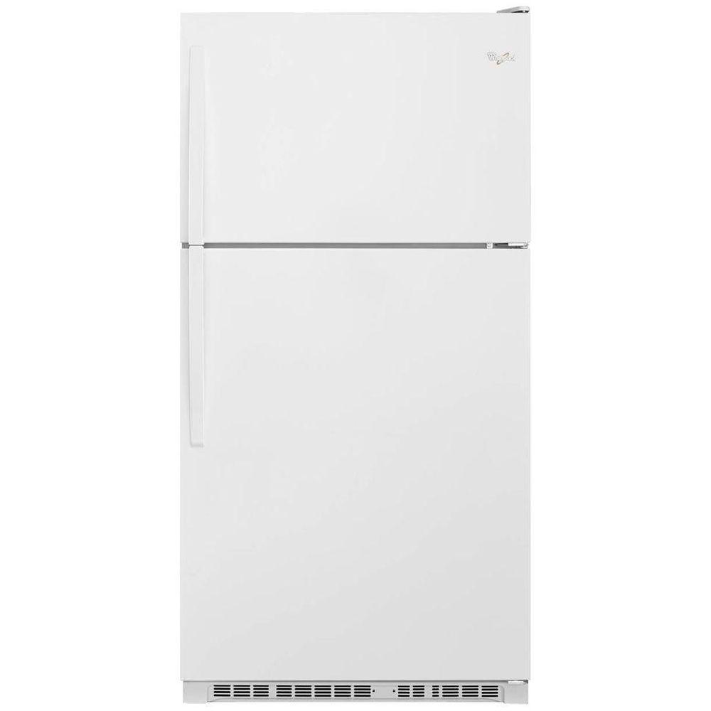 Reviews for Whirlpool 20 cu. ft. Top Freezer Refrigerator in White