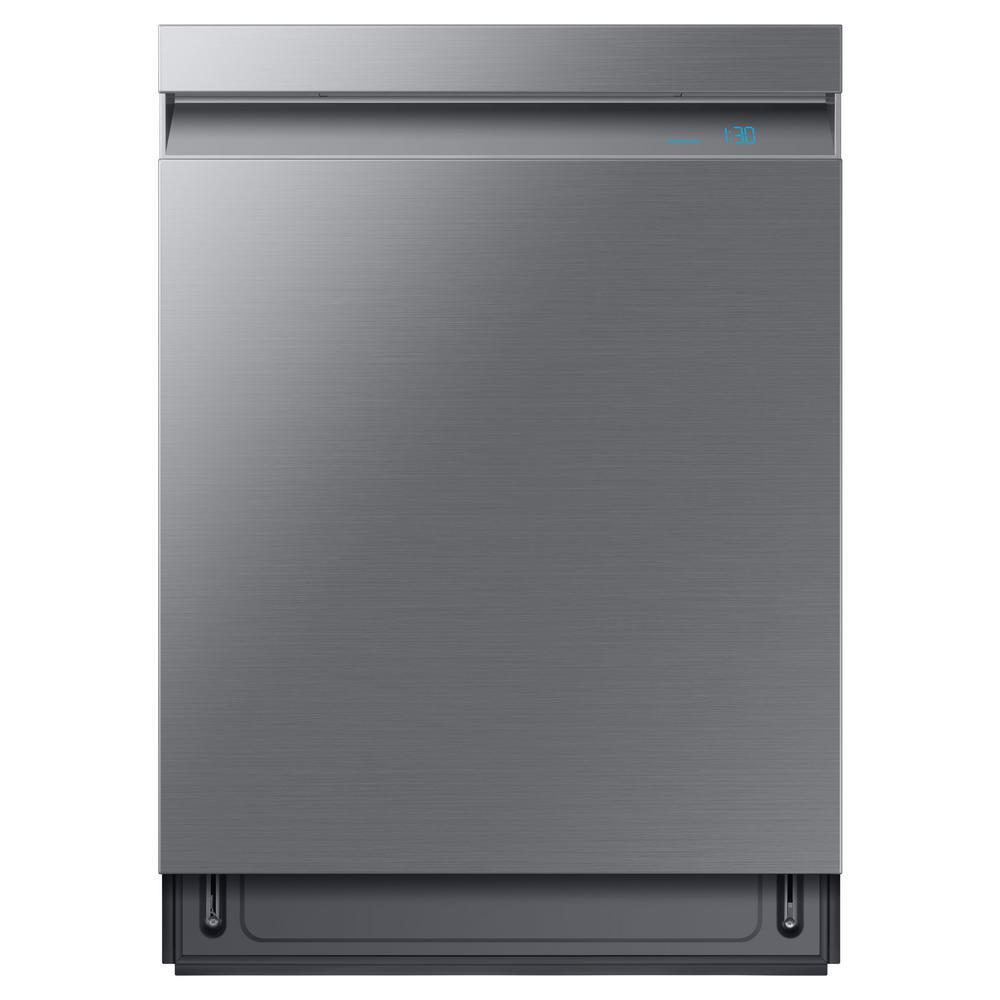 Samsung 24 in. Top Control Tall Tub Linear Wash Dishwasher in Fingerprint Resistant Stainless, 3rd Rack, AutoRelease, 39 dBa