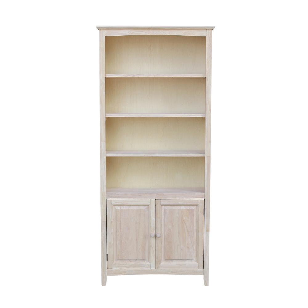 Solid Wood Bookcases Home Office Furniture The Home Depot