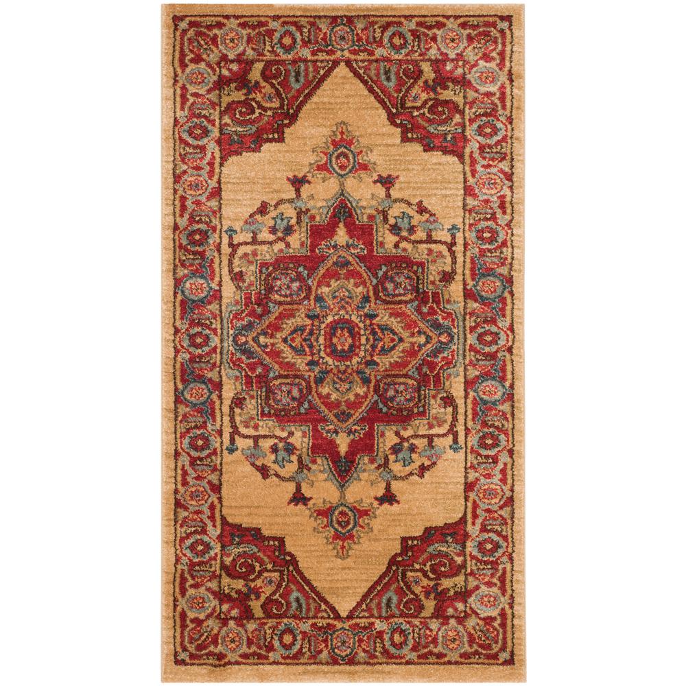 Safavieh Mahal Red/Natural 7 ft. x 9 ft. Area RugMAH699A6 The Home