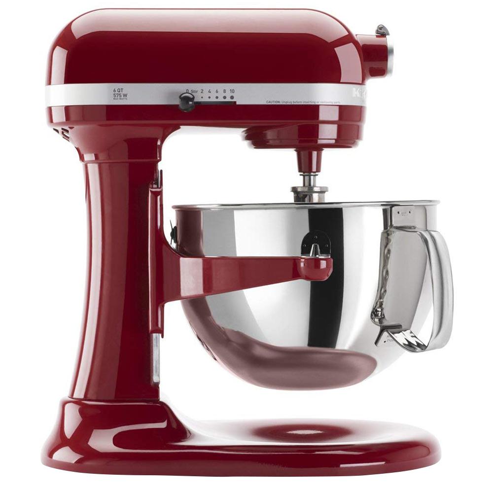 KitchenAid Professional 600 Series 6 Qt. 10Speed Empire Red Stand