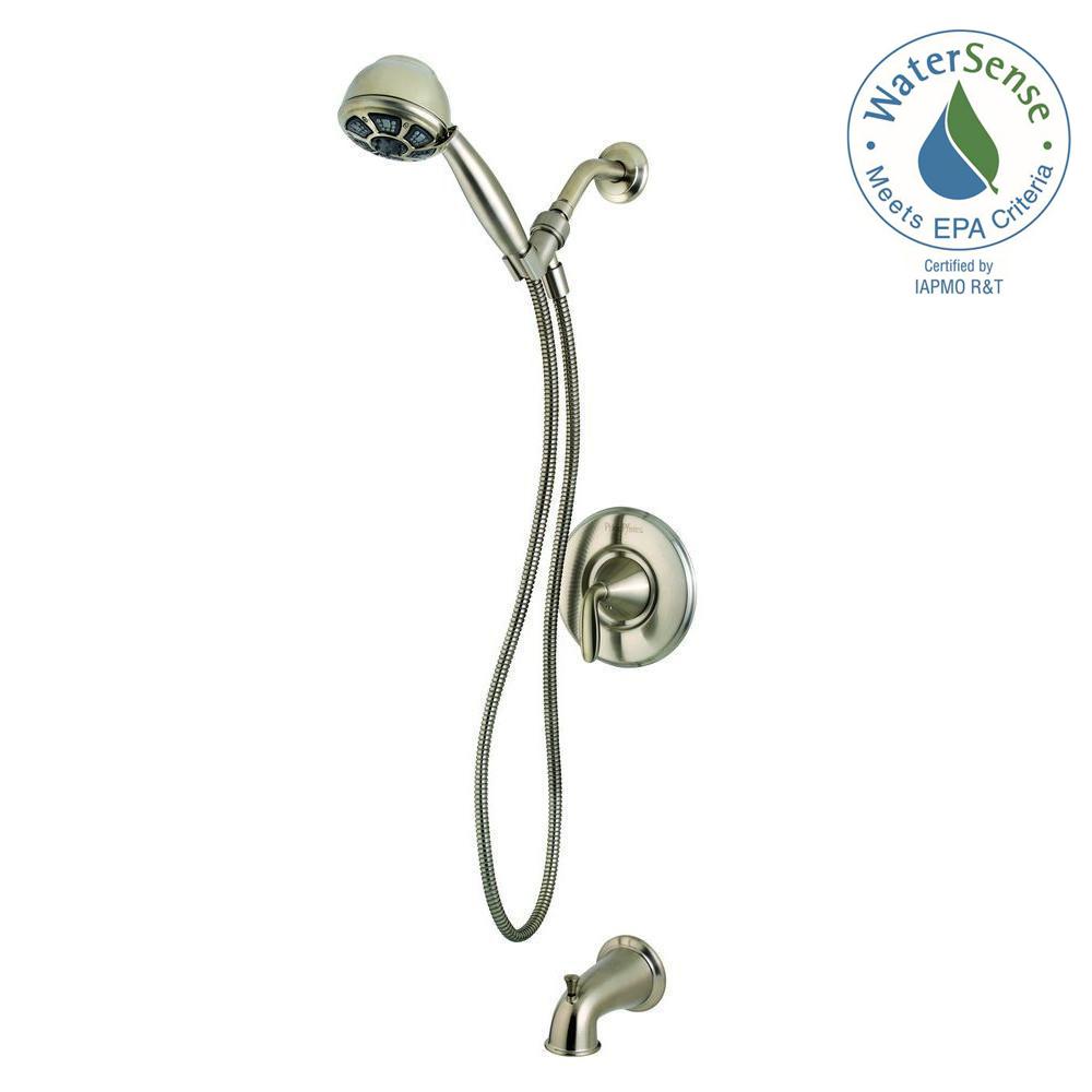 Pfister Pasadena SingleHandle 3Spray Tub and Shower Faucet with Hand