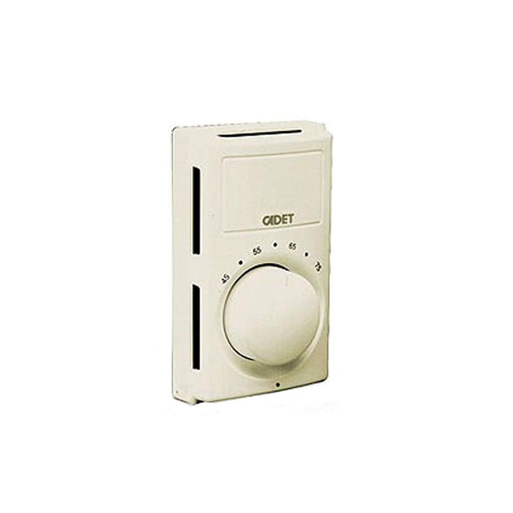 UPC 027418433848 product image for Cadet Thermostats C600 Series Ivory Bimetal Single-Pole 22 Amp Cooling or Heatin | upcitemdb.com