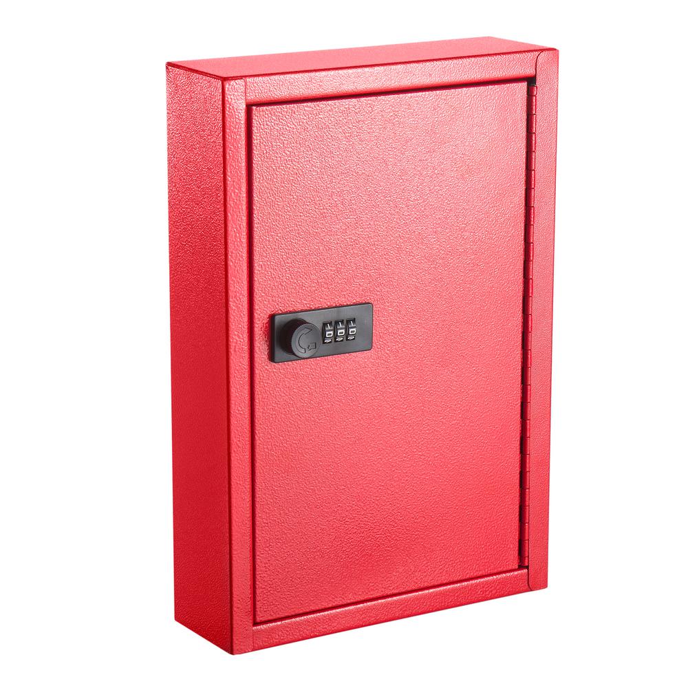 AdirOffice 40-Key Steel Heavy-Duty Key Cabinet with ...