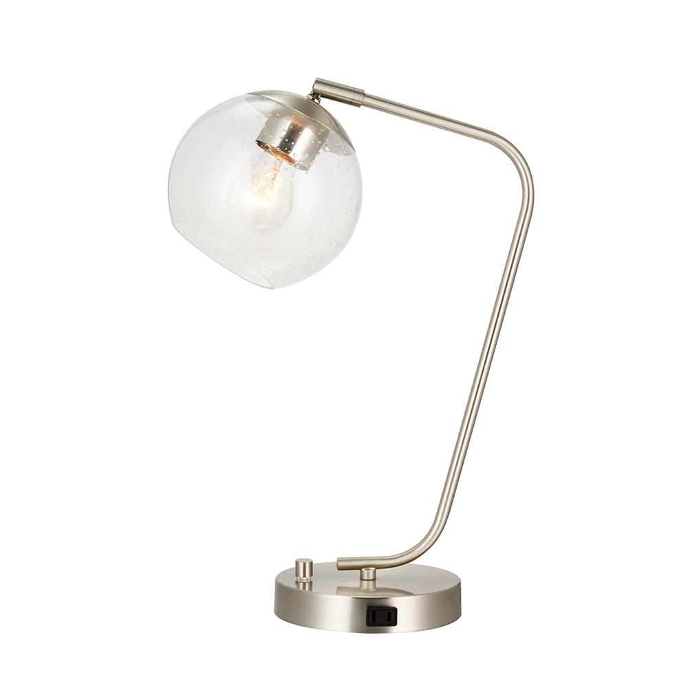 brushed nickel desk lamp