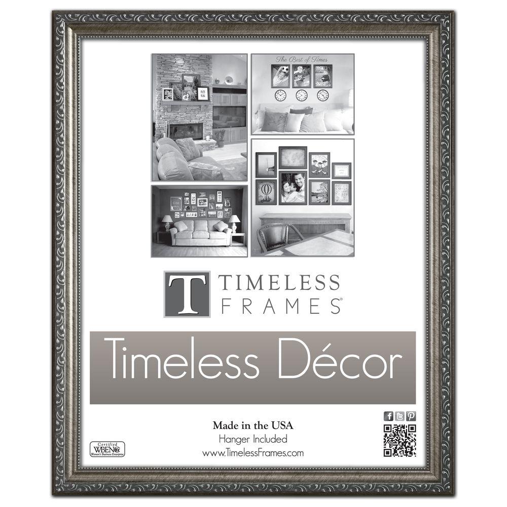 Carrington 1 Opening 16 In X 20 Pewter Picture Frame