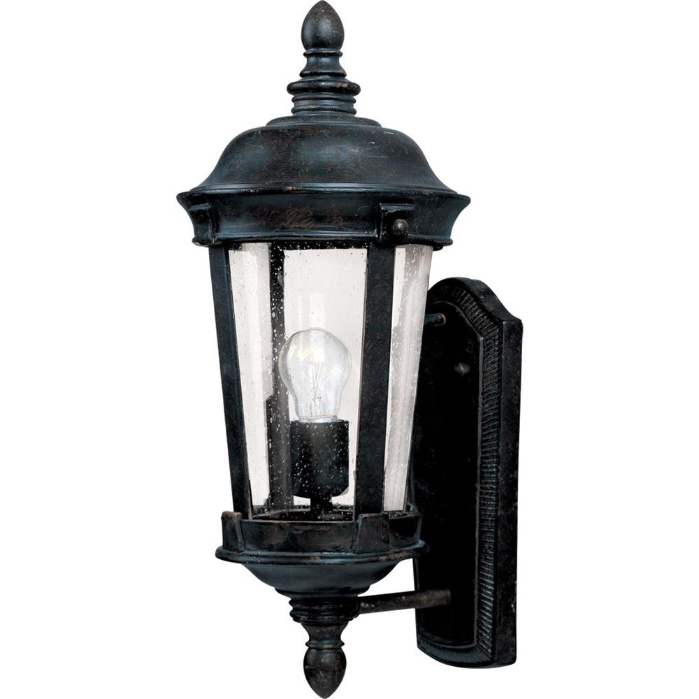 mccarthy 1 light bronze outdoor post mount