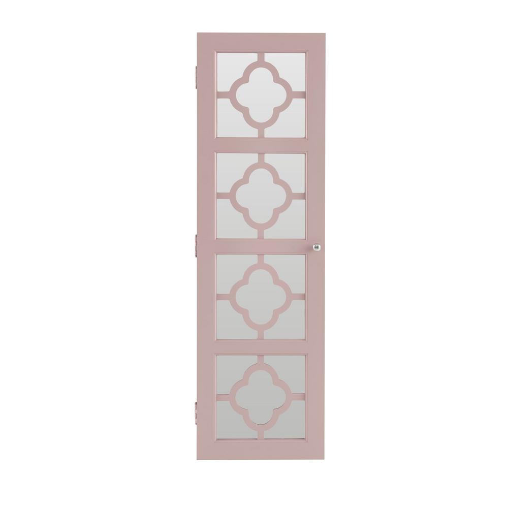 StyleWell StyleWell Dusty Mauve Purple Wall Mount Jewelry Armoire (14 ...