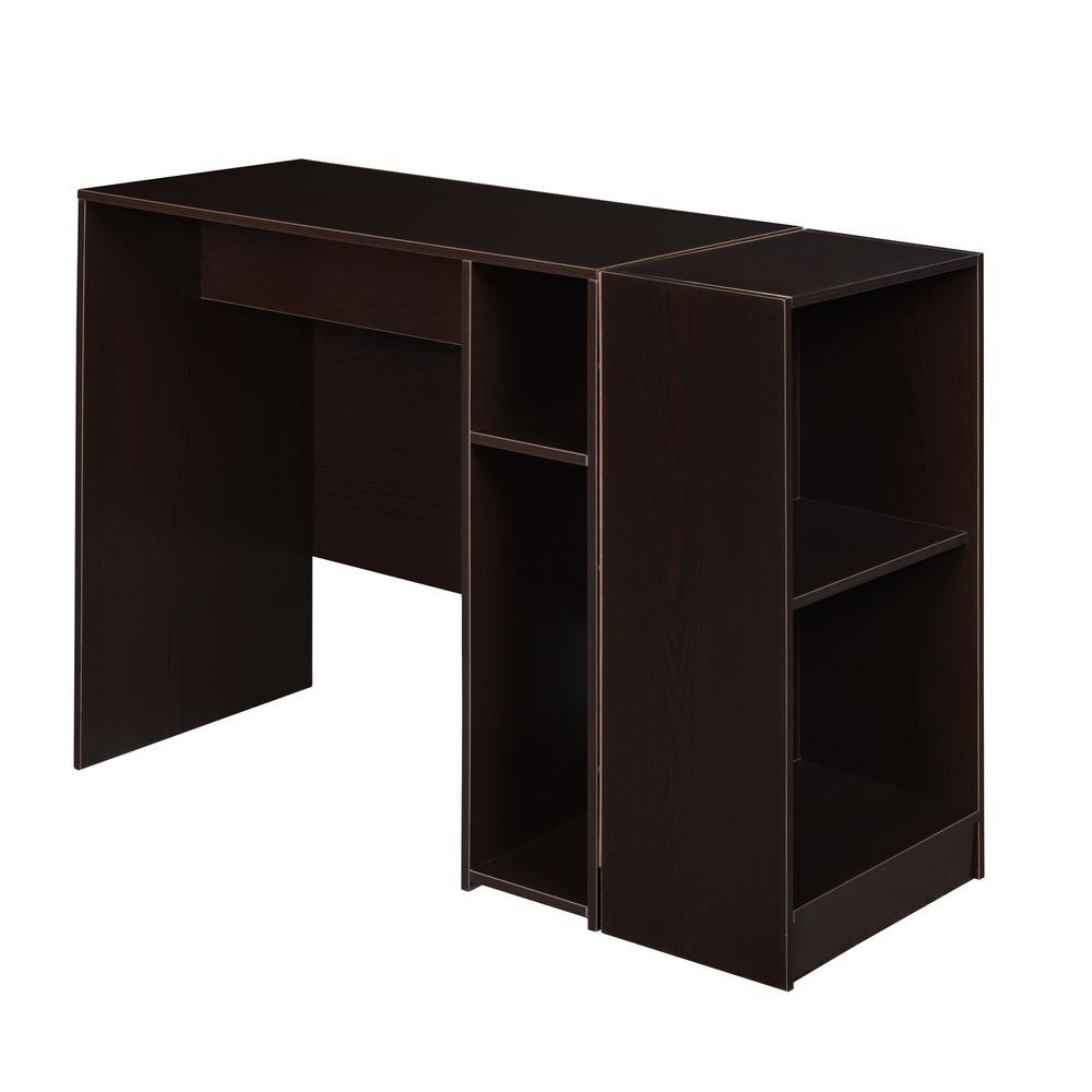 Niche Mod 31 In Truffle Desk With 2 Shelf Bookcase Pdb4216tf The Truffle Desk With 2 Shelf Bookcase
