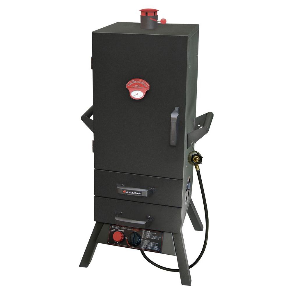 Smoky Mountain 34 In Vertical Propane Gas Smoker With 2 Drawer Smoky Mountain 34 In Vertical Propane Gas Smoker With 2 Drawer Access