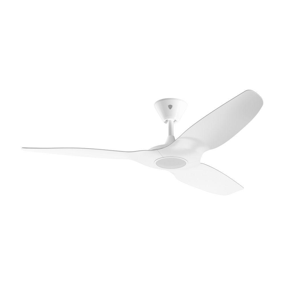 Big Ass Fans Haiku L 52 In Indoor White Ceiling Fan Integrated Led With Light Works With Alexa Remote Control Included