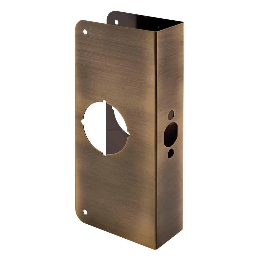 Prime Line 1 3 4 In X 9 In Thick Solid Brass Lock And Door