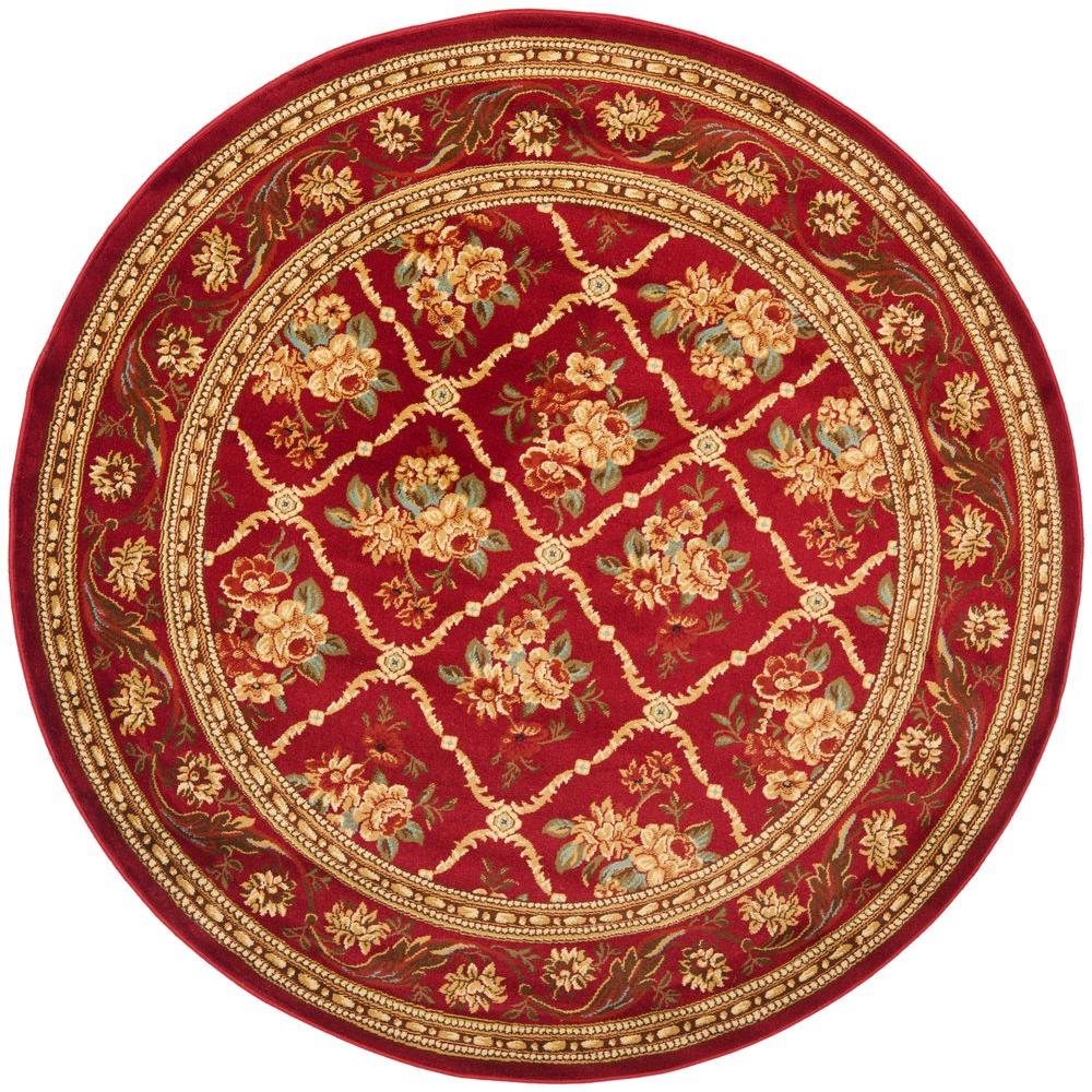 Safavieh Lyndhurst Red 5 ft. x 5 ft. Round Area RugLNH55640405R