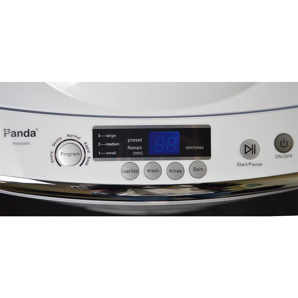 panda small compact portable washing machine fully automatic 6.6 lbs pan30sw