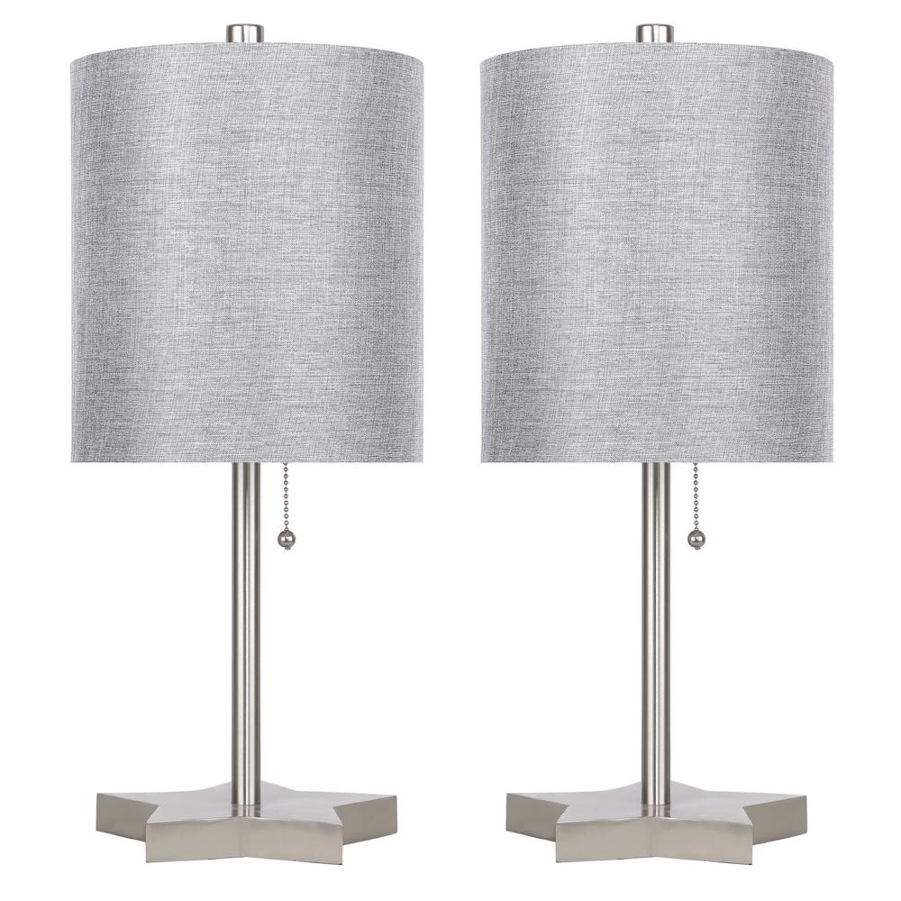 grey star table lamp