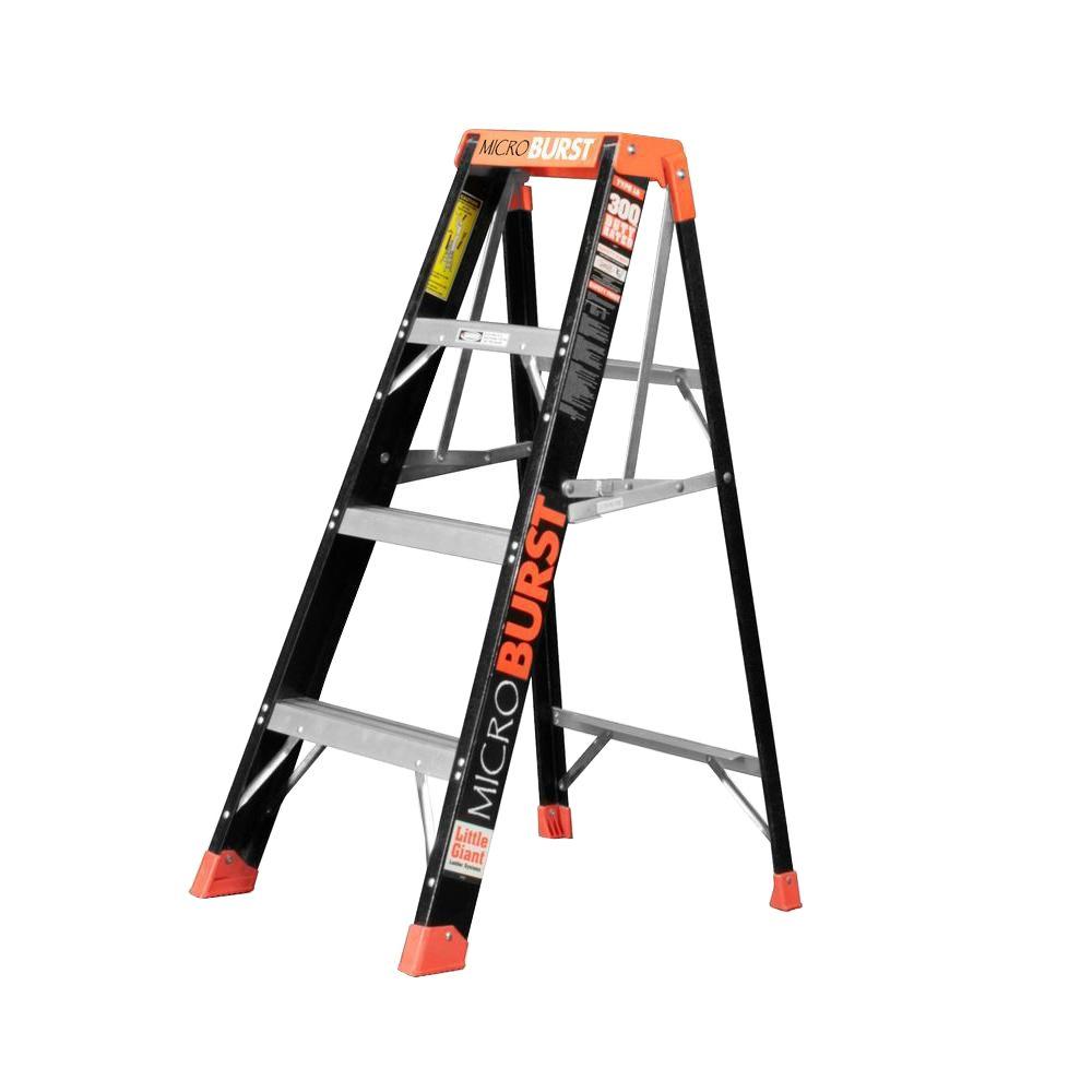 Little Giant Ladder Systems MicroBurst 6 ft. Fiberglass Step Ladder