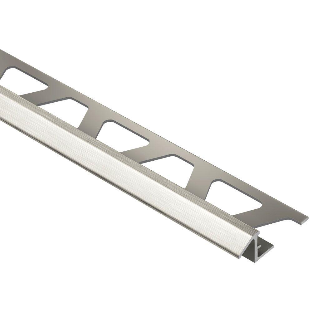 Schluter RenoTK Brushed Nickel Anodized Aluminum 3/8 in. x 8 ft. 21/2