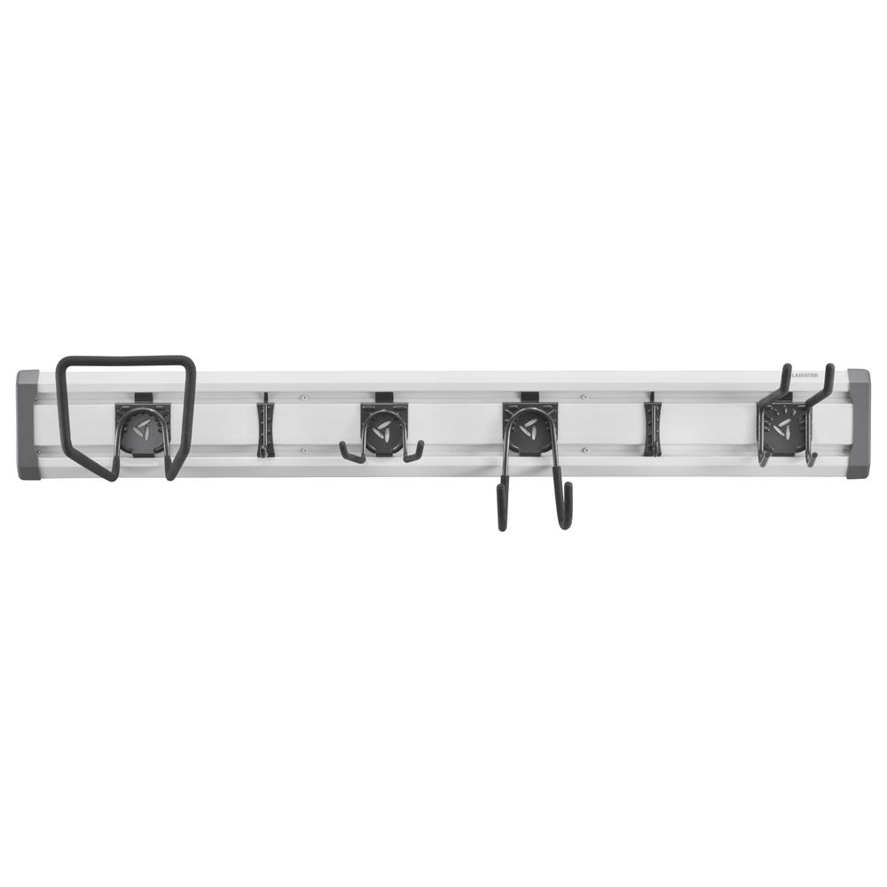 Cleaver Track Systems Garage Wall Organization The Home Depot