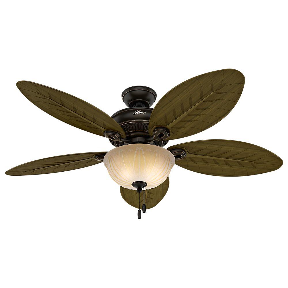 Hunter Contempo 52 In Indoor Brushed Nickel Ceiling Fan