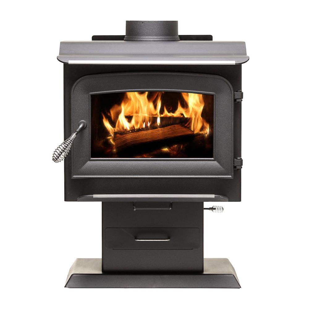 Ashley Hearth Products 1 0 Sq Ft Epa Certified Wood Burning Stove Aw11e P The Home Depot