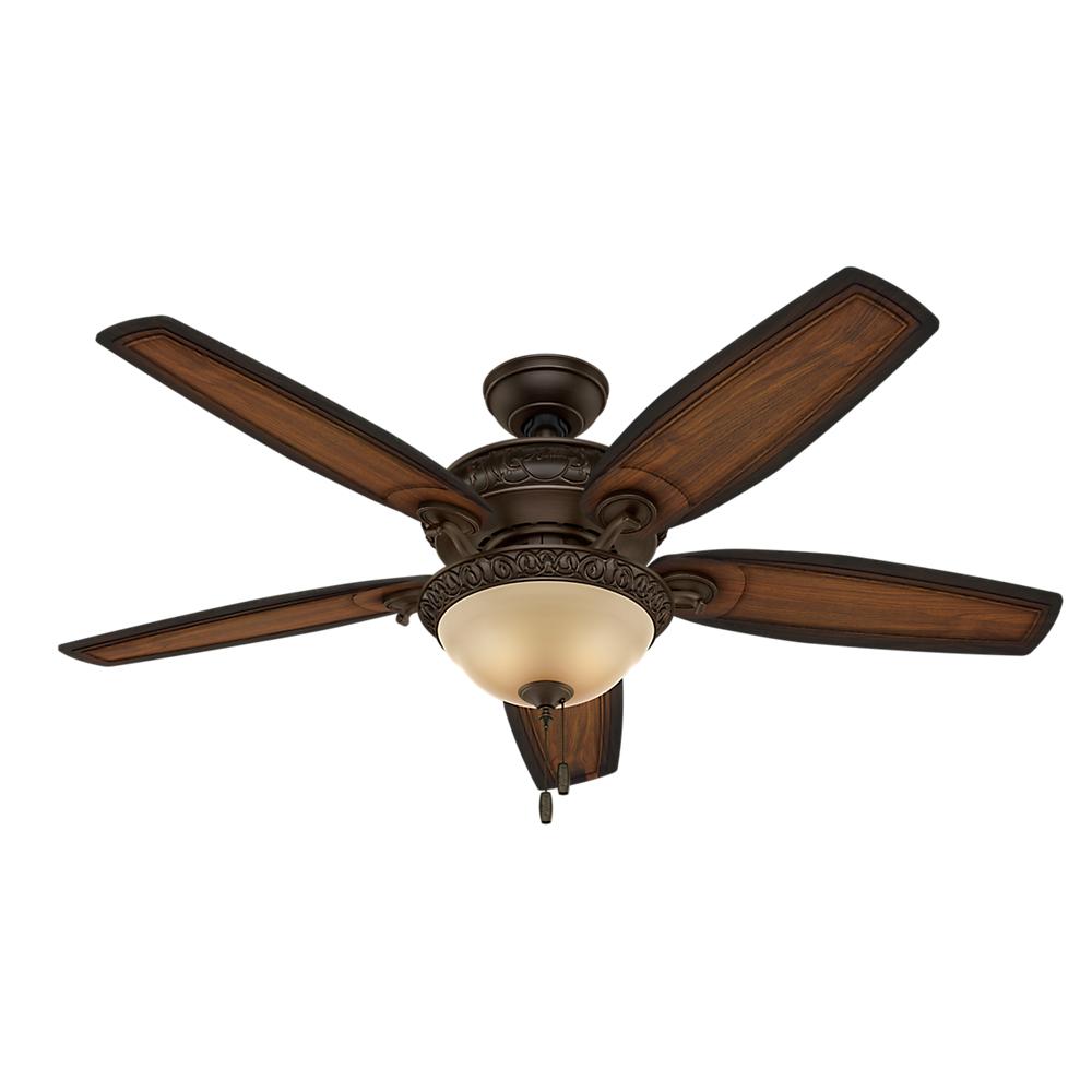 Hunter Claymore 54 In Indoor Brushed Cocoa Ceiling Fan