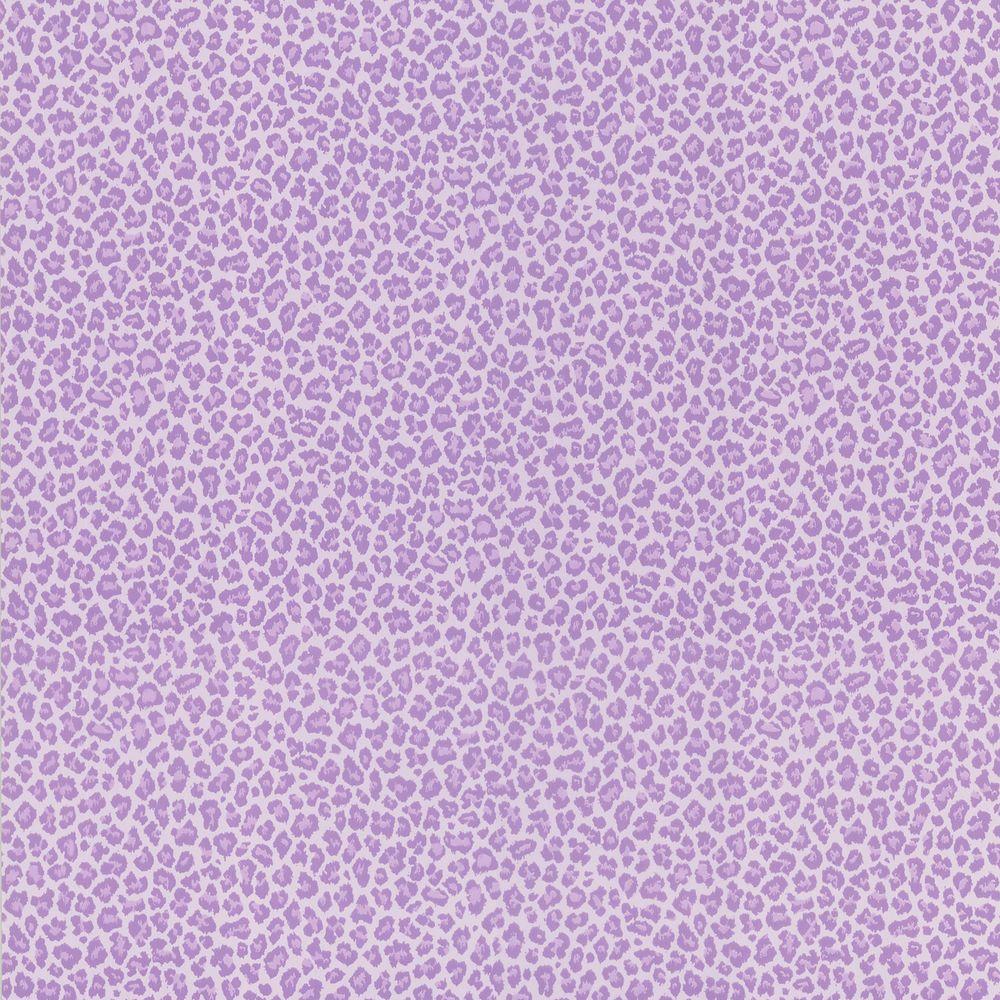 Kids World Sassy Purple Cheetah Print Wallpaper Sample443