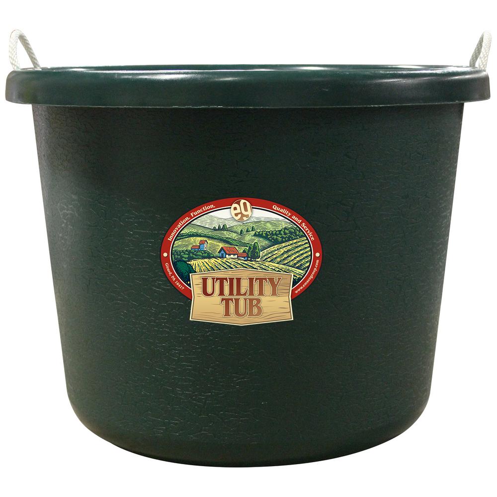 Emsco 17.5 Gal. Bucket Utility Tub For Maintenance Cleaning Growing and