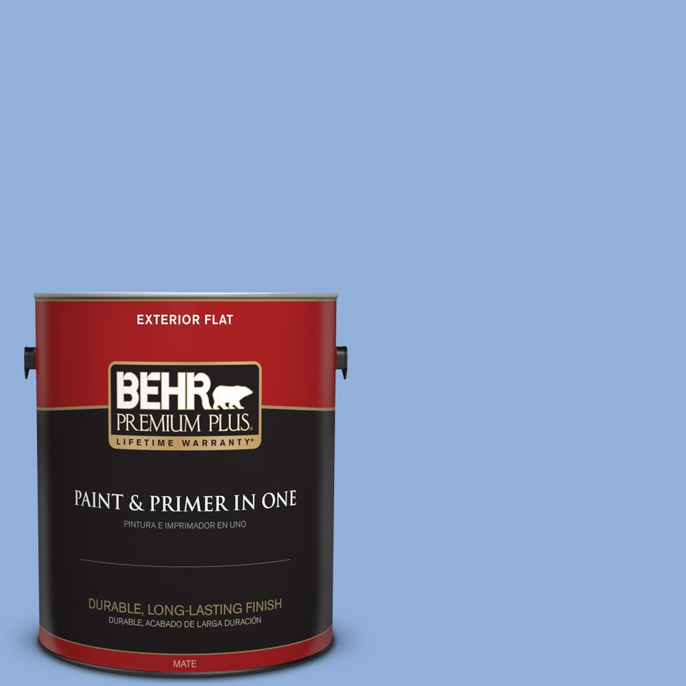 BEHR MARQUEE 1gal. 580B5 Cornflower Blue Flat Exterior Paint445401