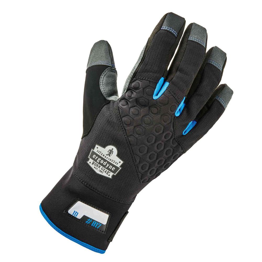 Dozen Black Cotton Dress Gloves Slip-On X-Large