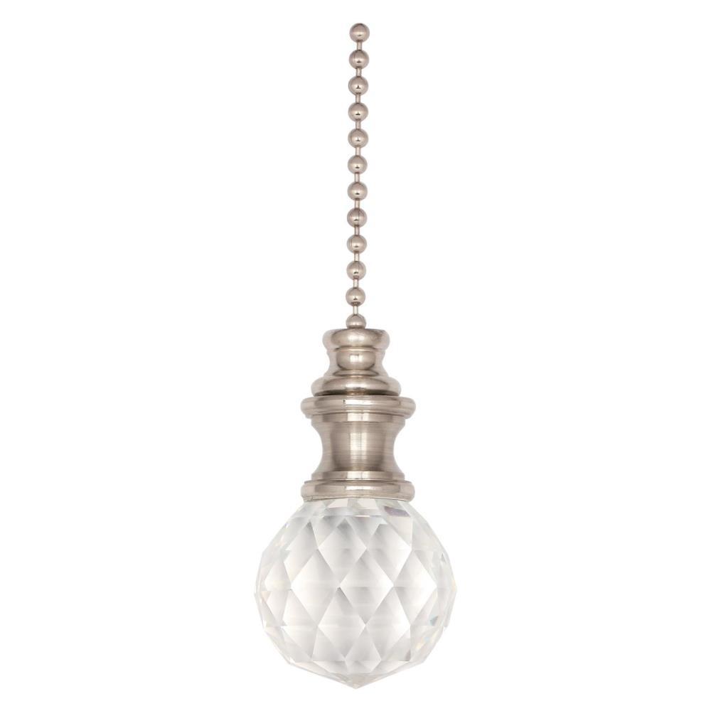 Prismatic Glass Sphere Finial Pull Chain Lighting Ceiling