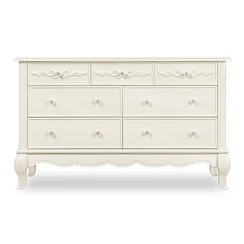 aurora 7 drawer double dresser