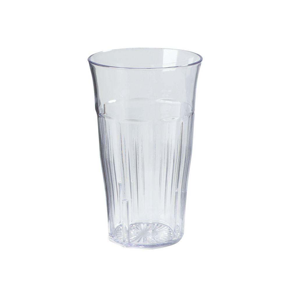 Carlisle 9 5 Oz San Plastic Pebble Optic Tumbler In Clear Case Of 24 550907 The Home Depot