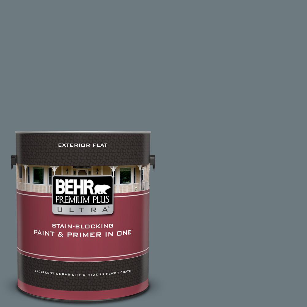 BEHR Premium Plus Ultra 1 gal. PPU2519 Ocean Swell Flat BEHR Premium Plus Ultra 1 gal. PPU2519 Ocean Swell Flat