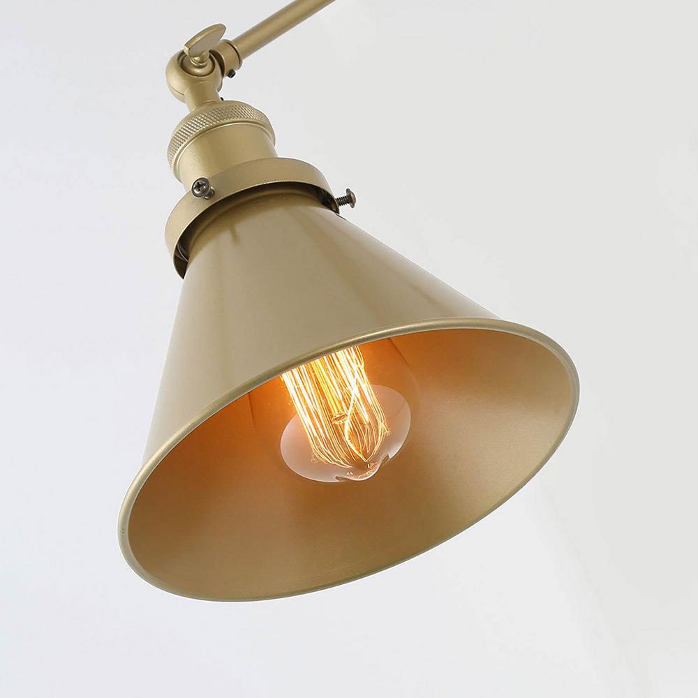 Lnc 1 Light Modern Hand Painted Gold Wall Lamp Adjustable Plug In Sconce With Swing Arm A03468 The Home Depot - Gold Wall Lamp Plug In Lnc 1 Light Modern Hand Painted Gold Wall Lamp Adjustable Plug In Sconce With Swing Arm A03468 The Home Depot - Gold Wall Lamp Plug In