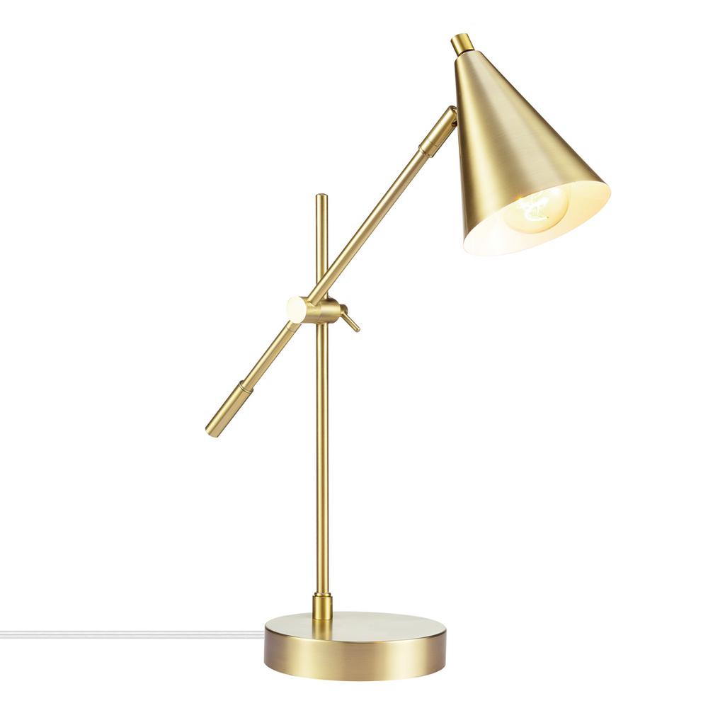 brushed brass desk lamp