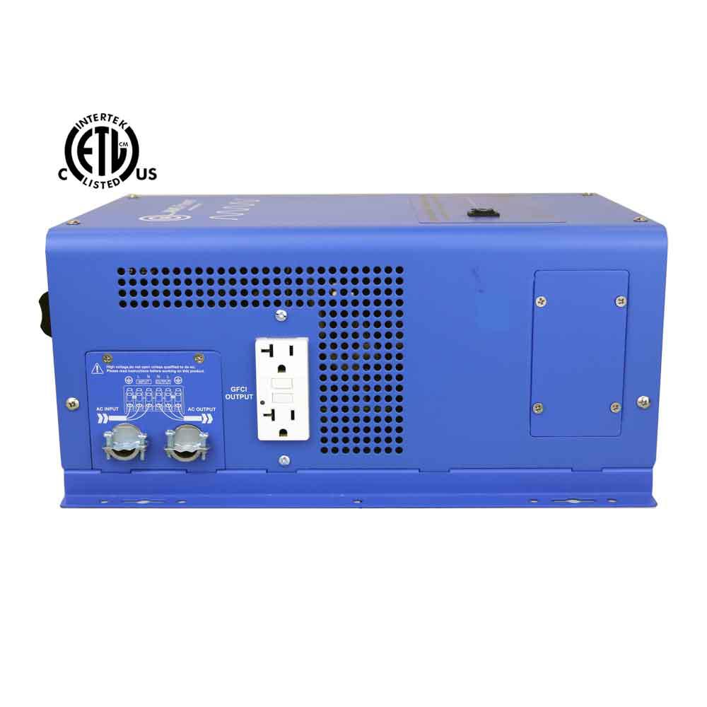 AIMS Power 600 Watt Pure Sine Inverter Charger 12V