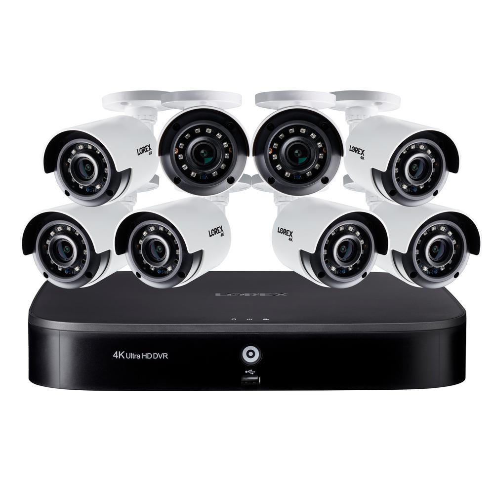 Lorex 16-channel 4k Dvr Surveillance System With 2tb Hdd And 8 X 4k 