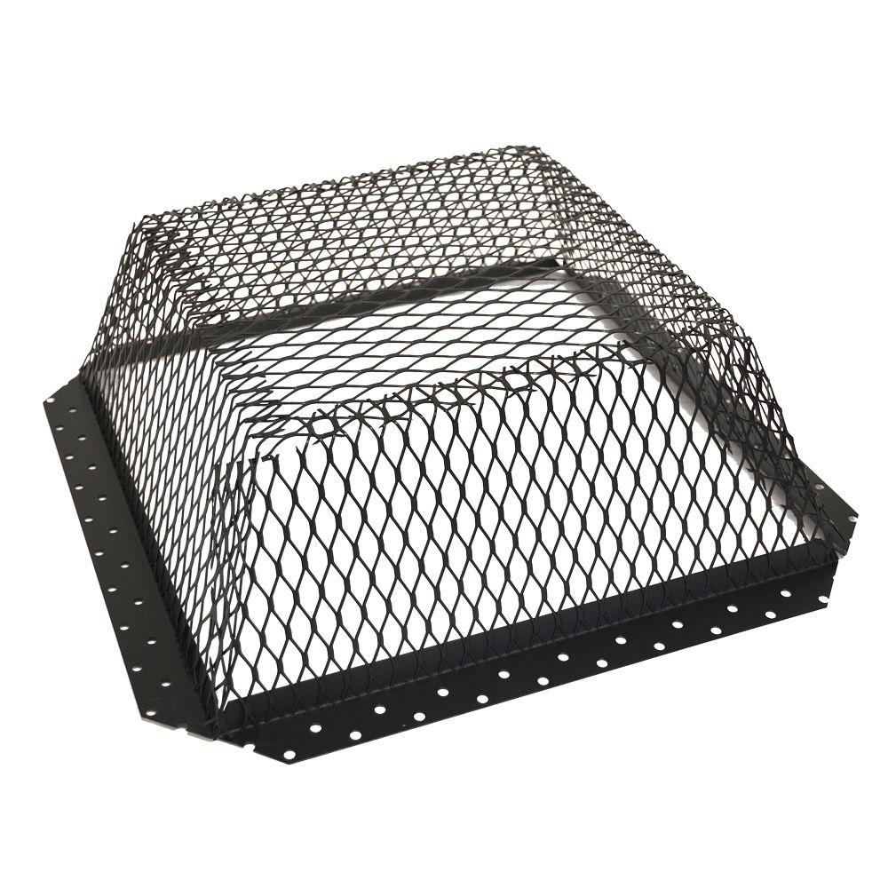 Master Flow 16 in. x 16 in. Roof Vent Cover in BlackMG16X16BG The Home Depot