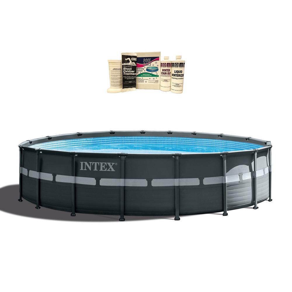 Intex 18 ft. W x 52 in. H x 52 in. D Ultra XTRA Frame Above Ground Pool