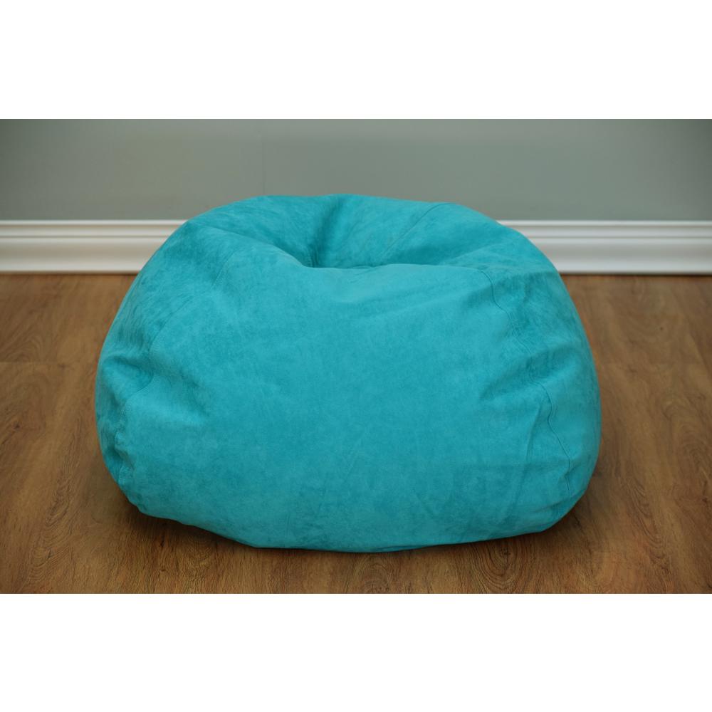 Ace Casual Furniture Turquoise Microsuede Bean Bag 9801301