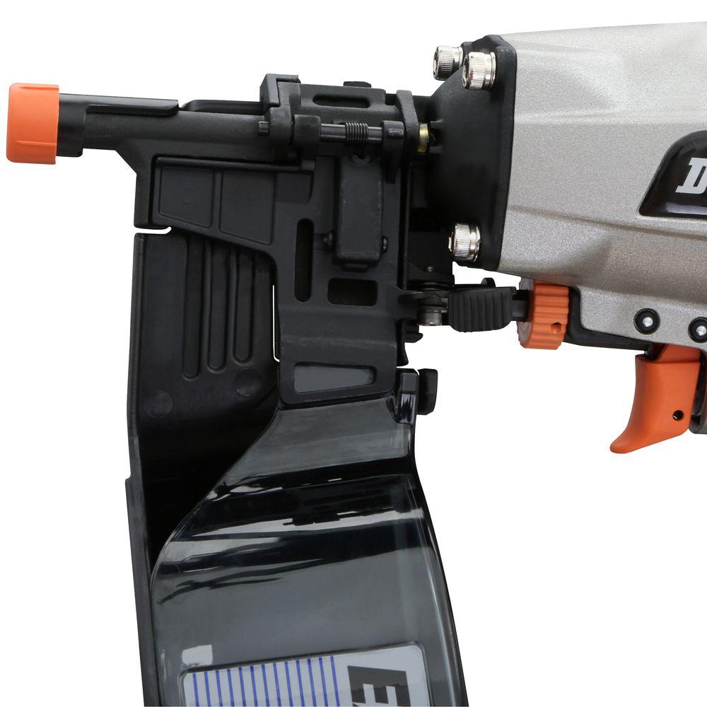 Pneumatic Siding Air Nailer 0Degree Coil Lightweight ToolFree Depth