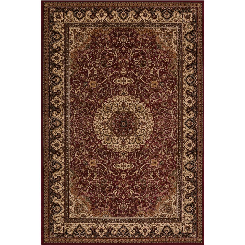 Concord Global Trading Persian Clic Isfahan Red Rectangle Indoor 10 Ft 11 In X 15 Area Rug