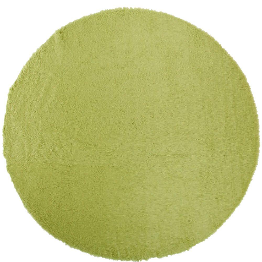 Home Decorators Collection Faux Sheepskin Lime 8 Ft Round Area Rug Home Decorators Collection Faux Sheepskin Lime 8 Ft Round Area Rug