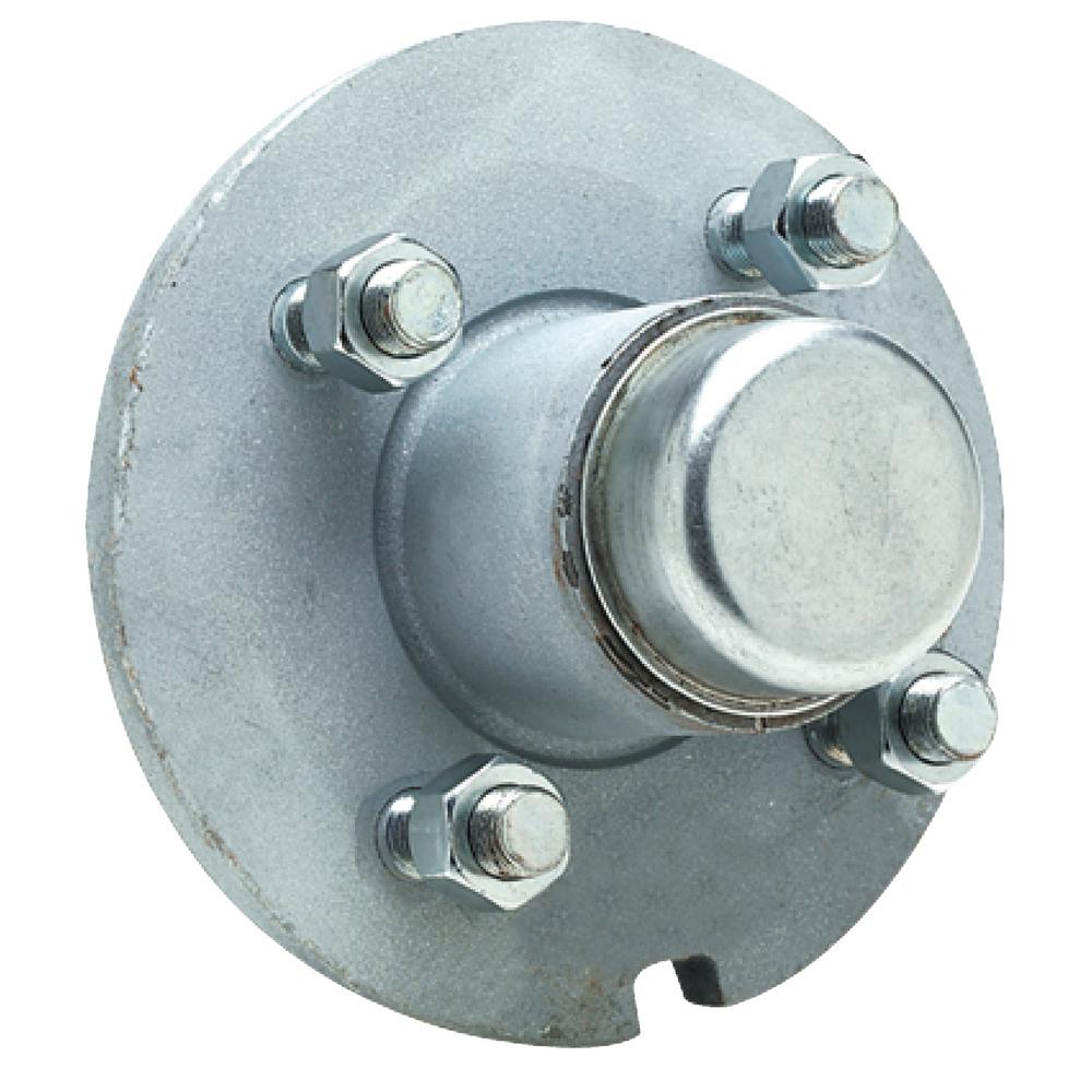 Galvanized 5 Lug Trailer Hub Kit 1-1//16/" x 1-1//16/" PreGreased